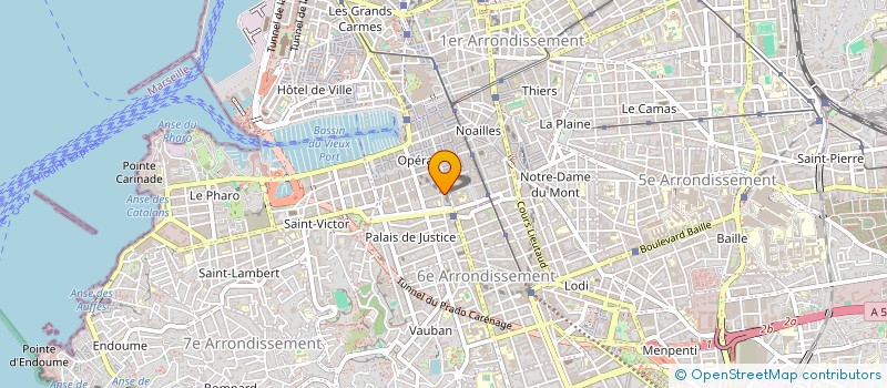localisation de l'entreprise MONTGRAND AVOCATS à MARSEILLE