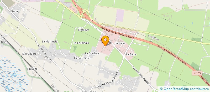 localisation de l'entreprise MONTHABOR à PONTCHATEAU