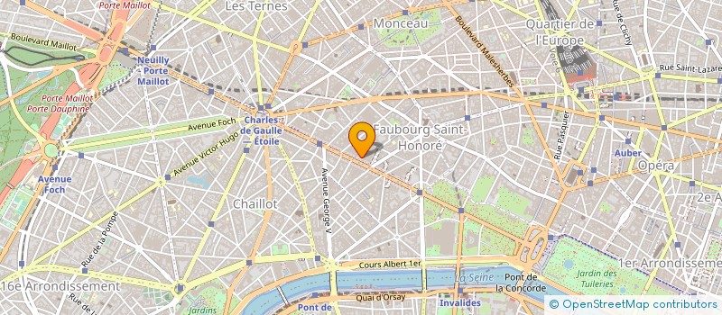 localisation de l'entreprise MONTHELIE S A  PARIS