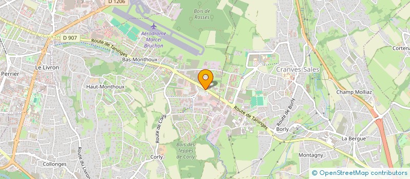 localisation de l'entreprise MONTHOUX  VETRAZ-MONTHOUX