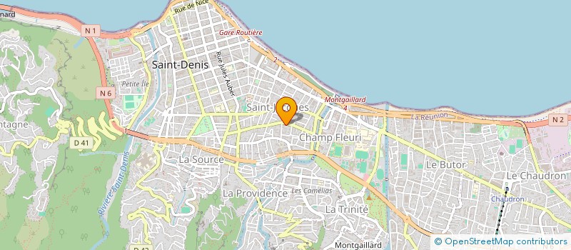 localisation de l'entreprise MONTHYON DISTRIBUTION à SAINT-DENIS
