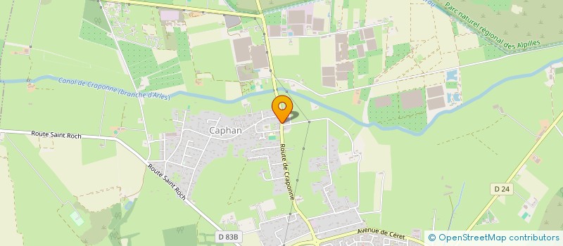 localisation de l'entreprise MONTI ENERGIE à SAINT-MARTIN-DE-CRAU