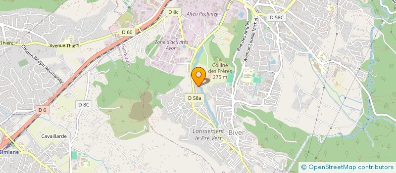 localisation de l'entreprise MONTI IMMO à GARDANNE