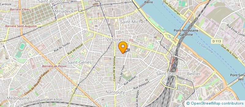 localisation de l'entreprise MONTI IMMO  BORDEAUX