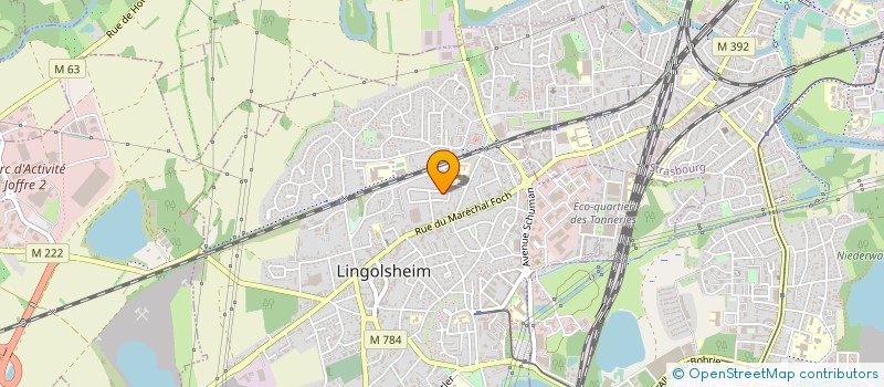 localisation de l'entreprise MONTI IMMOBILIERE  LINGOLSHEIM