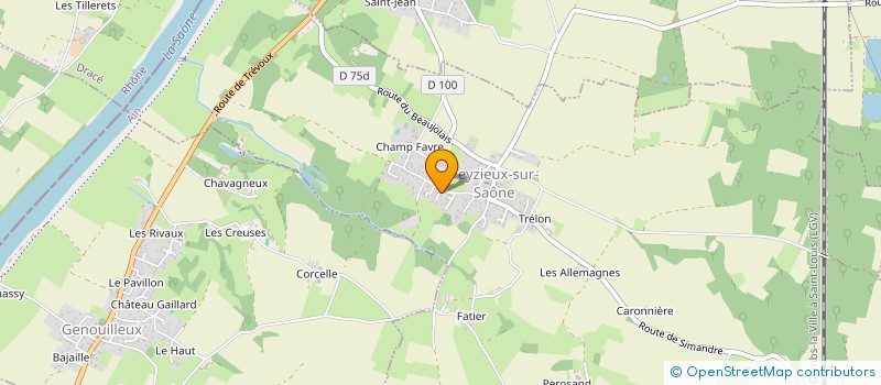 localisation de l'entreprise MONTI IT  PEYZIEUX-SUR-SAONE