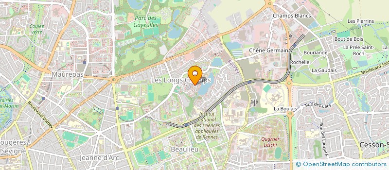 localisation de l'entreprise MONTI ROSA MARSEILLE  RENNES