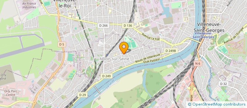 localisation de l'entreprise MONTIALOUX  ABLON-SUR-SEINE