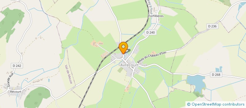 localisation de l'entreprise MONTIBRI à VAL DE MEUSE