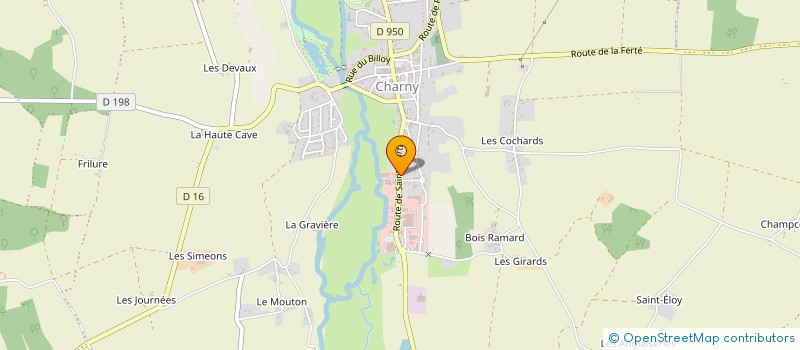 localisation de l'entreprise MONTICELLI à CHARNY OREE DE PUISAYE