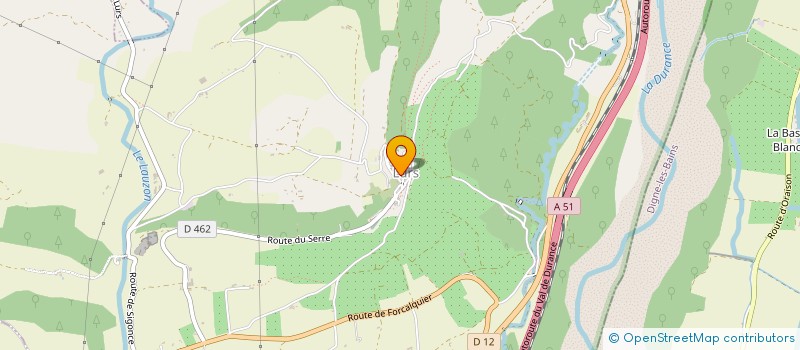 localisation de l'entreprise MONTICELLI  LURS