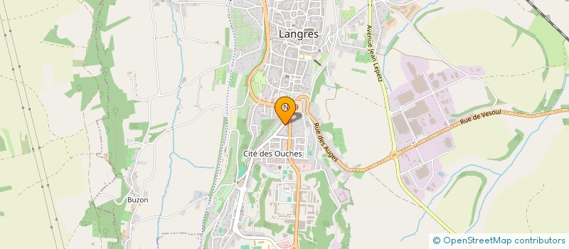 localisation de l'entreprise MONTICOLO FABIEN à LANGRES