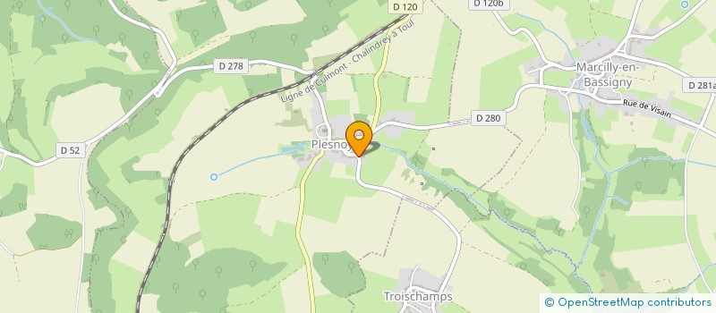localisation de l'entreprise MONTICOLO PERE ET FILS à PLESNOY