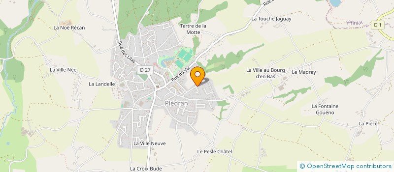 localisation de l'entreprise MONTIFAULT  PLEDRAN