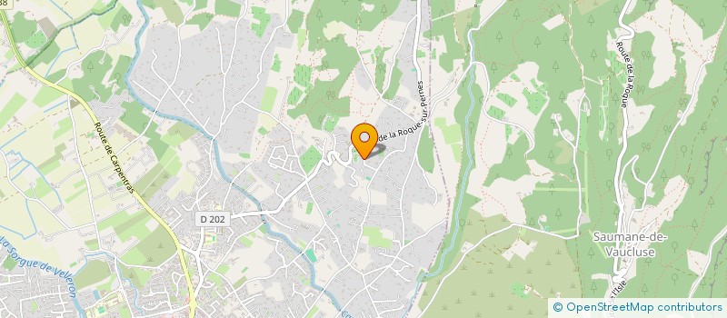 localisation de l'entreprise MONTIGNAC  L'ISLE-SUR-LA-SORGUE