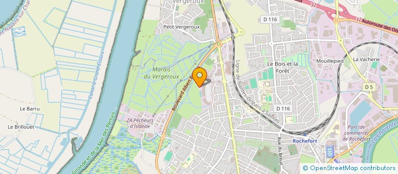 localisation de l'entreprise MONTIGNY 17  ROCHEFORT