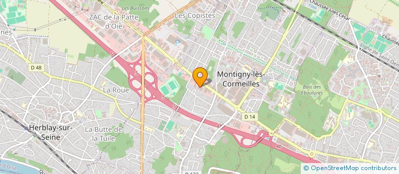 localisation de l'entreprise MONTIGNY AUTO SERVICES  MONTIGNY-LES-CORMEILLES