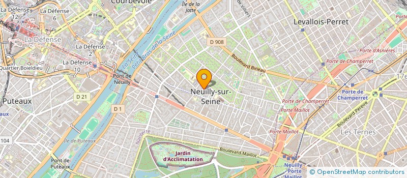 localisation de l'entreprise MONTIGNY CONSEIL à NEUILLY-SUR-SEINE