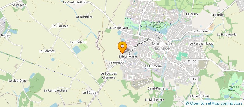 localisation de l'entreprise MONTIGNY IMMO  MOUILLERON-LE-CAPTIF