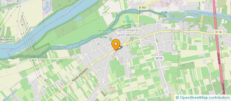 localisation de l'entreprise MONTIGNY JOSEPH à SAINT-HILAIRE-SAINT-MESMIN