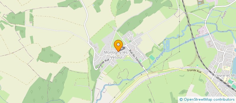 localisation de l'entreprise MONTIGNY LES VESOUL - PATRIMOINE ET MEMOIRE  MONTIGNY-LES-VESOUL