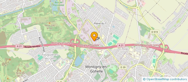 localisation de l'entreprise MONTIGNY PALETTES  MONTIGNY EN GOHELLE