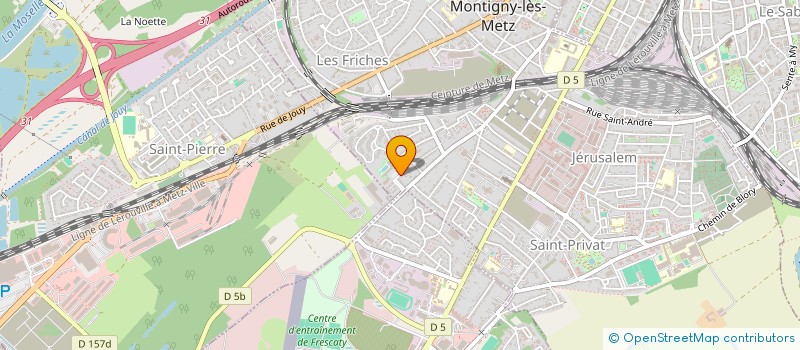 localisation de l'entreprise MONTIGNY RANDO  MONTIGNY-LES-METZ