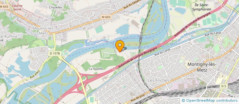 localisation de l'entreprise MONTIGNY SPORT NATURE  MONTIGNY-LES-METZ