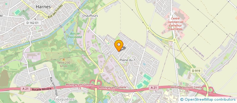 localisation de l'entreprise MONTIGNY TAXI SERVICES  MONTIGNY-EN-GOHELLE