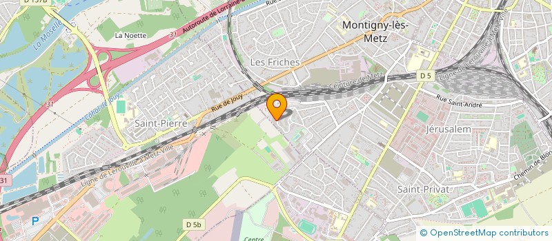 localisation de l'entreprise MONTIGNY VELO MARCHE LOISIR à MONTIGNY-LES-METZ