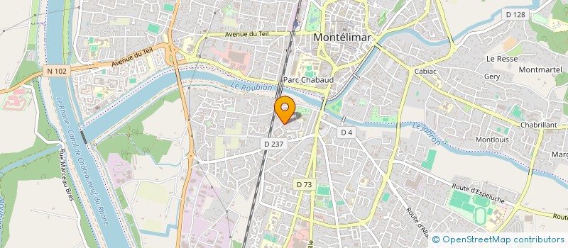 localisation de l'entreprise MONTILIENNE GENERALE D'ELECTRICITE  MONTELIMAR