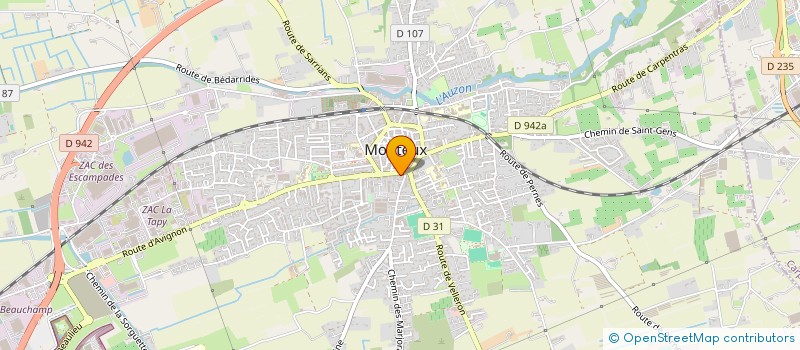 localisation de l'entreprise MONTILIS  MONTEUX