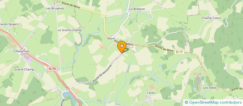 localisation de l'entreprise MONTILLET BENOIT  SUIN