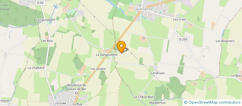 localisation de l'entreprise MONTILLIERS à SAULNIERES