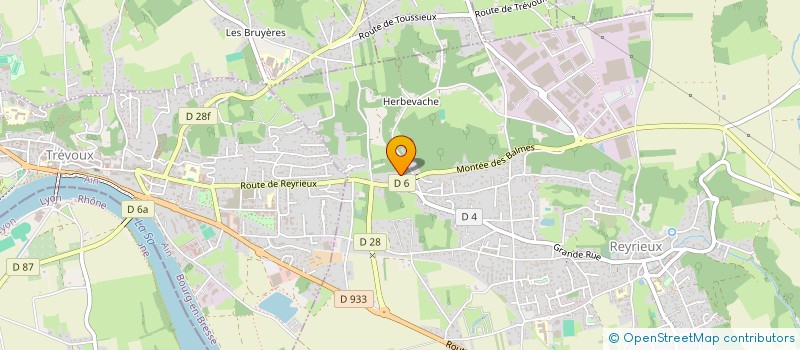 localisation de l'entreprise MONTIMMO  REYRIEUX