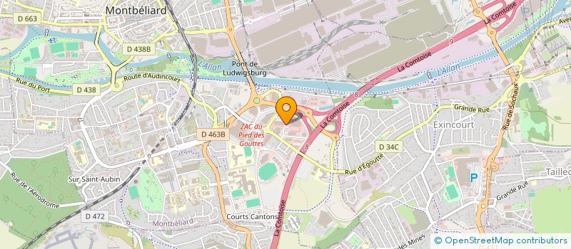 localisation de l'entreprise MONTIMMO  MONTBELIARD