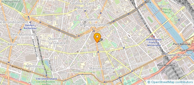 localisation de l'entreprise MONTING à PARIS