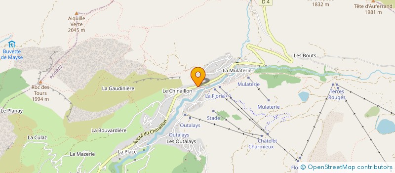 localisation de l'entreprise MONTING  LE GRAND-BORNAND