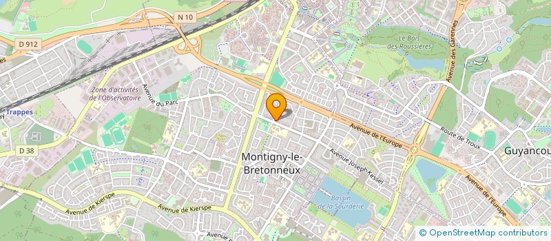 localisation de l'entreprise MONTIRAID à MONTIGNY-LE-BRETONNEUX
