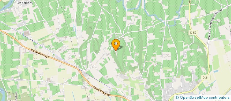 localisation de l'entreprise MONTIRIUS à SARRIANS