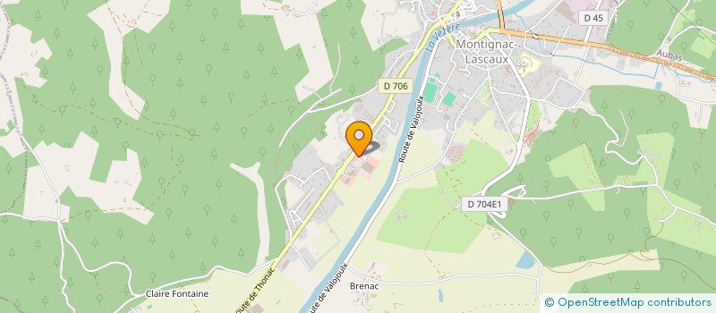 localisation de l'entreprise MONTIRIVES  MONTIGNAC-LASCAUX