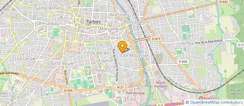 localisation de l'entreprise MONTIS  TARBES