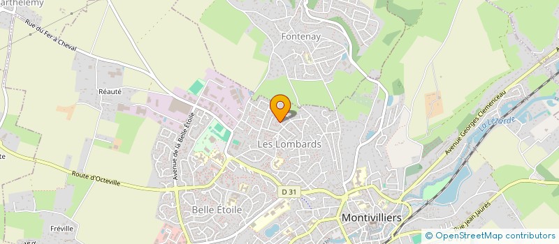 localisation de l'entreprise MONTIVILLIERS ASS GYMNASTIQUE DES AINES  MONTIVILLIERS