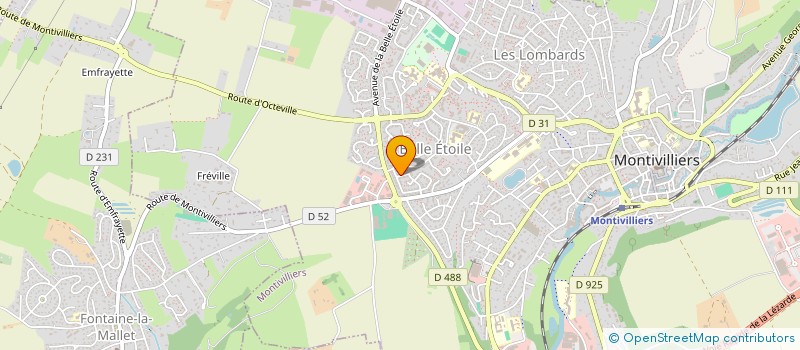 localisation de l'entreprise MONTIVILLIERS JOGGING  MONTIVILLIERS