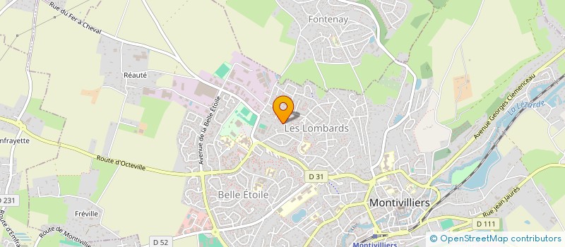 localisation de l'entreprise MONTIVILLIERS PHILATELIE à MONTIVILLIERS