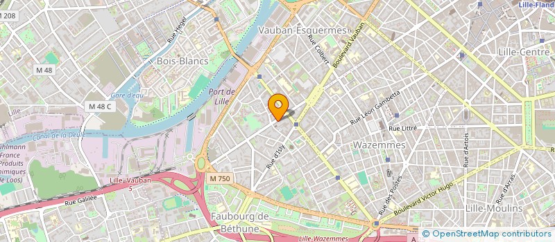 localisation de l'entreprise MONTJOIE à LILLE