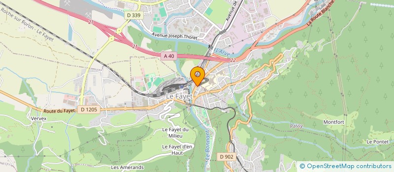 localisation de l'entreprise MONTJOLY à SAINT-GERVAIS-LES-BAINS