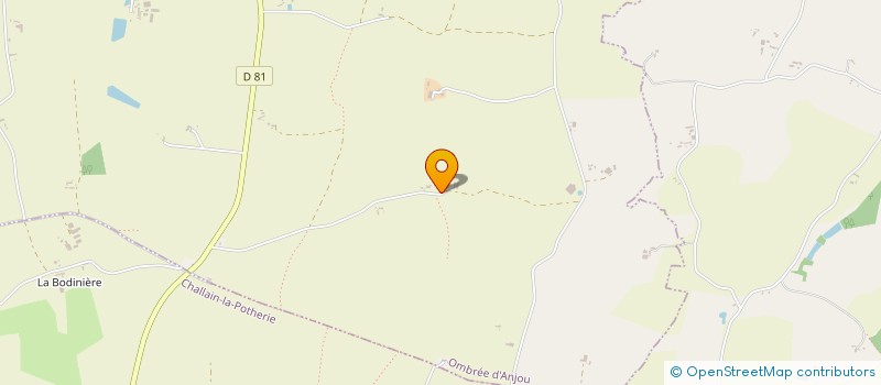 localisation de l'entreprise MONTJULI  OMBREE D'ANJOU