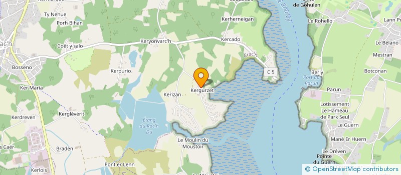 localisation de l'entreprise MONTLAUR  CRACH