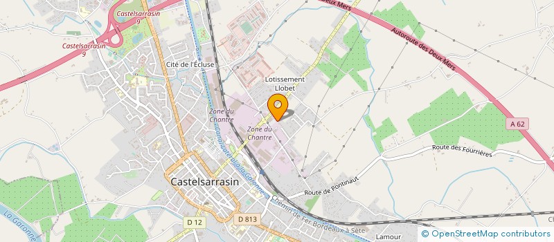 localisation de l'entreprise MONTLAUR ET FILS à CASTELSARRASIN